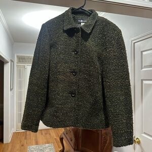 Sag Harbor Women's Green Textured Blazer! 💚 Size 10! Best Offer Accepted!